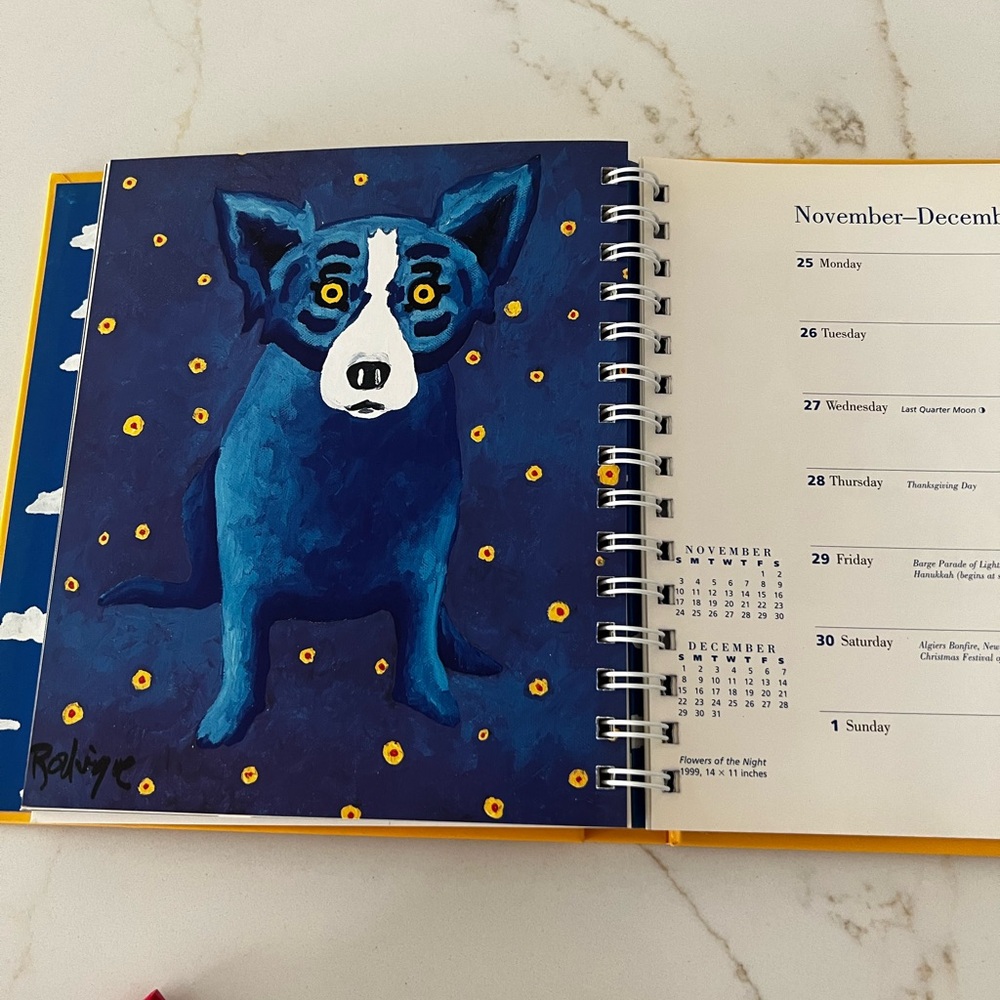 Blue Dog 2002 Calendar Book George Rodrigue - Picture 6 of 10